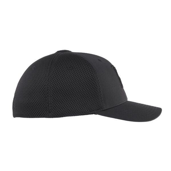 LMSGear Flexfit Mesh Hybrid Cap Black on Black