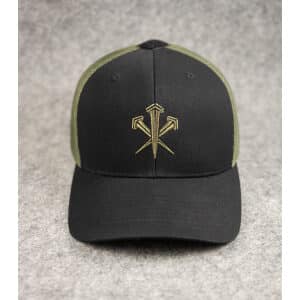 Flexfit Trucker Cap Black Olive Drab Nails
