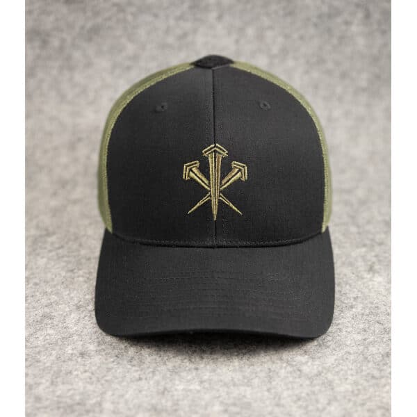 Flexfit Trucker Cap Black Olive Drab Nails