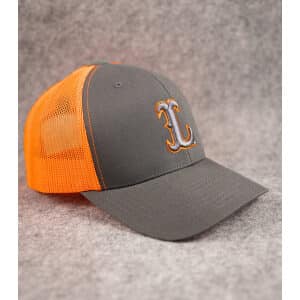 Flexfit Grey Orange R&H Trucker Hat
