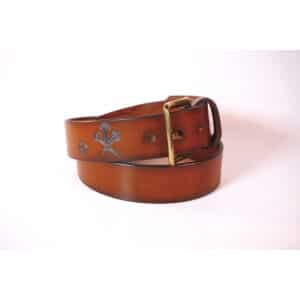 LMSGear X DeeKae's Leatherworkshop THE BELT Pure Brass