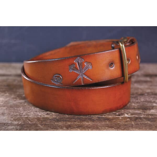 LMSGear X DeeKae's Leatherworkshop THE BELT Pure Brass – Bild 3