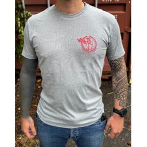 T-Shirt Sports Grey Logo Bruce Last Man Standing