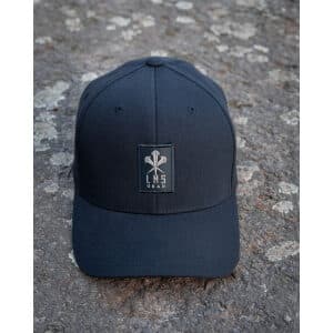 Flexfit 110 Black Snapback Woven Logo