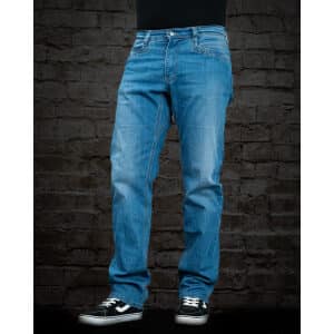 M.U.D. Blue Elastane Zipper Denim ZV 3.0