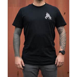T-Shirt Black Logo Vlad Weiss